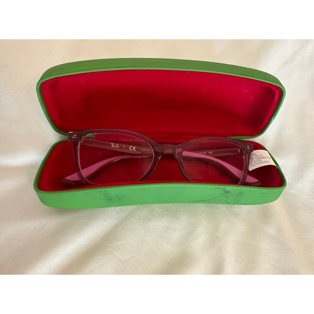 Ray-Ban Junior Eyeglasses RB1586 3777 Purple Pink Cat Eye Frames 47-16-130 Kids